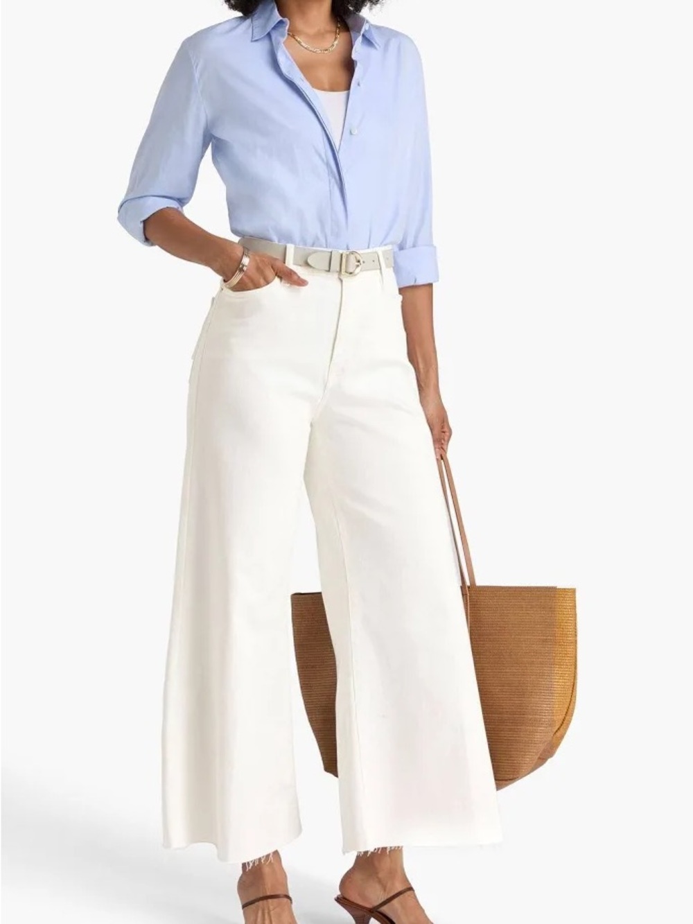 FRAME le palazzo crop